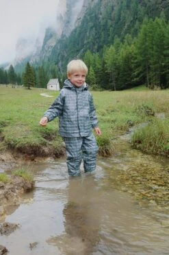 Set De Pluie Rainy Palme - Laurel Blue Check