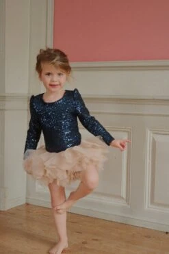 Robe Ballerina à Paillettes - Dark Navy -Konges Sløjd®. Soldes Boutique MOOD KS104208 S15016 4 250923092440