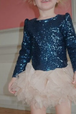 Robe Ballerina à Paillettes - Dark Navy -Konges Sløjd®. Soldes Boutique MOOD KS104208 S15016 5 250923092439