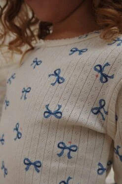 Robe Minnie - Bow Bleu -Konges Sløjd®. Soldes Boutique MOOD KS104500 P99030 2 250911040105