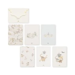 Pack De 6 Cartes De Vœux - Dino/swan