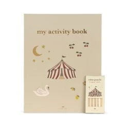 Cahier D'activités Et Crayons De Couleur - Off White