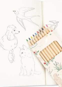 CAHIER DE COLORIAGE ET CRAYONS DE COULEUR - Mizumi -Konges Sløjd®. Soldes Boutique PACK KS101465 P10070 4 240326083053