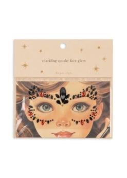 Bijoux Visage D'Halloween - Red/black