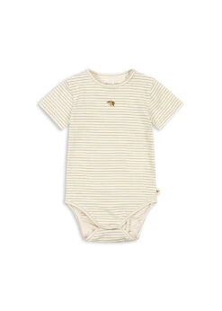 BODY MANCHES COURTES BASIC - Tea Stripe