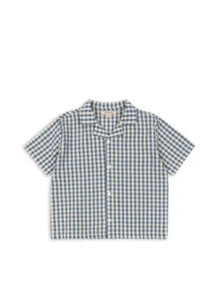 CHEMISE MANCHES COURTES KIM - Captains Blue Check