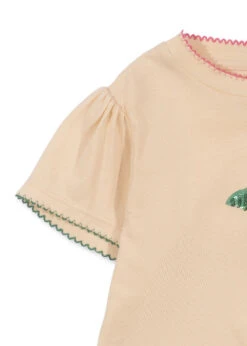 TSHIRT BOUFFANT FAMO - Ecru -Konges Sløjd®. Soldes Boutique PACK KS102603 S00019 3 240530091004