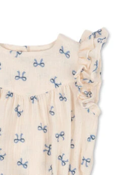 Barboteuse Coco - Bow Bleu -Konges Sløjd®. Soldes Boutique PACK KS103068 P99030 4 240812123840