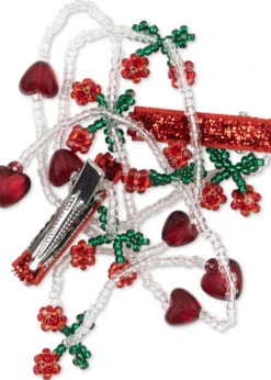 Pack 2 Pinces à Cheveux à Pompons Nacrées - Cherry -Konges Sløjd®. Soldes Boutique PACK KS103225 P00005 4 240812112650