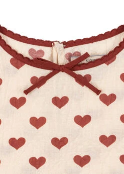 Robe Ava Slip - Amour Rouge -Konges Sløjd®. Soldes Boutique PACK KS103236 P15007 4 250313033357