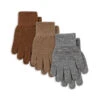 3 Pack Gants Filla - Grey Melange/beige/brown
