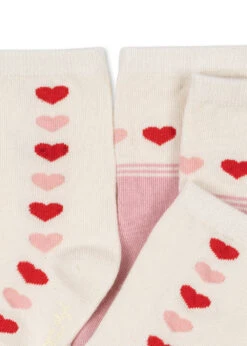 Chaussettes Pack 2 - Heart -Konges Sløjd®. Soldes Boutique PACK KS103642 P15031 2 241216102338