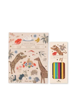 ACTIVITY BOOK WITH COLOURING PENCILS - Multi