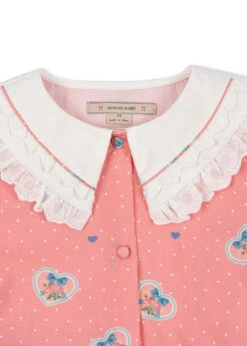 Chemisier Coeur - Cher Coeur Rose -Konges Sløjd®. Soldes Boutique PACK KS103763 P15072 3 241216102401