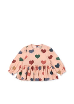 Chemisier Elin - Coeur Rose Coloré