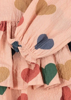 Robe Elin - Coeur Rose Coloré -Konges Sløjd®. Soldes Boutique PACK KS103794 P15073 5 250804104421