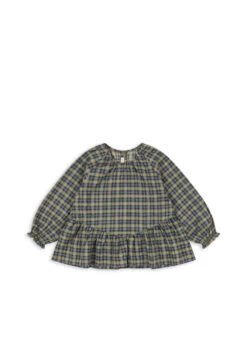 Chemisier Terre - Laurel Blue Check -Konges Sløjd®. Soldes Boutique PACK KS104011 P40016 1 250912015553