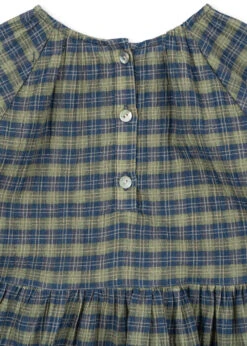 Robe Terre - Laurel Blue Check -Konges Sløjd®. Soldes Boutique PACK KS104012 P40016 3 241217022604