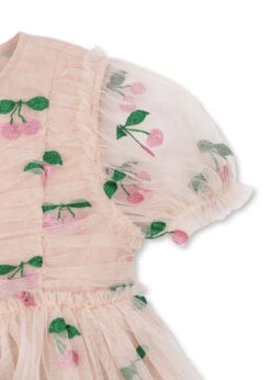 Robe Tullie - Ma Grande Cerise Pink Glitter -Konges Sløjd®. Soldes Boutique PACK KS104020 P00057 4 241216103055