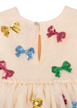 Robe Yvonne Fairy - Bow Coloré -Konges Sløjd®. Soldes Boutique PACK KS104046 P30040 3 241216102435