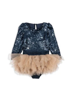 Robe Ballerina à Paillettes - Dark Navy