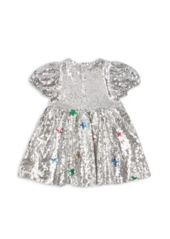Robe Starla Stardust - Star Sequin Silver -Konges Sløjd®. Soldes Boutique PACK KS104435 P20031 2 250226095123