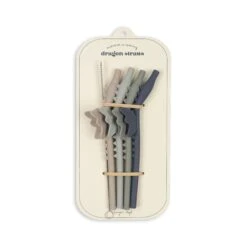 PACK 4 PAILLES EN SILICONE DRAGON - Forest Mix
