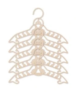 Lot De 5 cintres - Creme